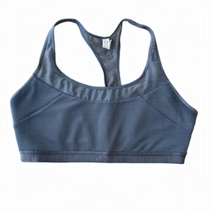Under Armour dark grey sport bra workout Large c060